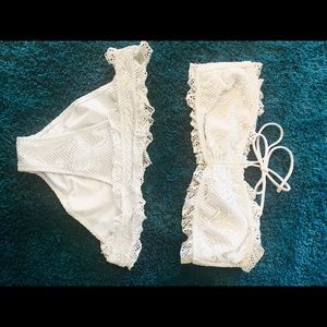 Jessica Simpson Bandeau Hipster Bikini